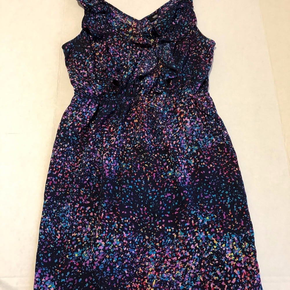 Multi Colored Floral Mini Dress